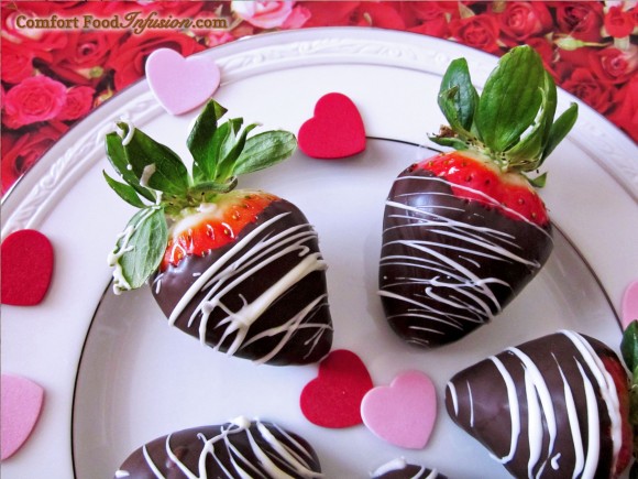 Chocolate Dipped Strawberries. Yes, they are simple!