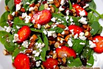 Spinach Salad with Raspberry Vinaigrette