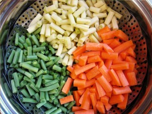 three bean salad prep