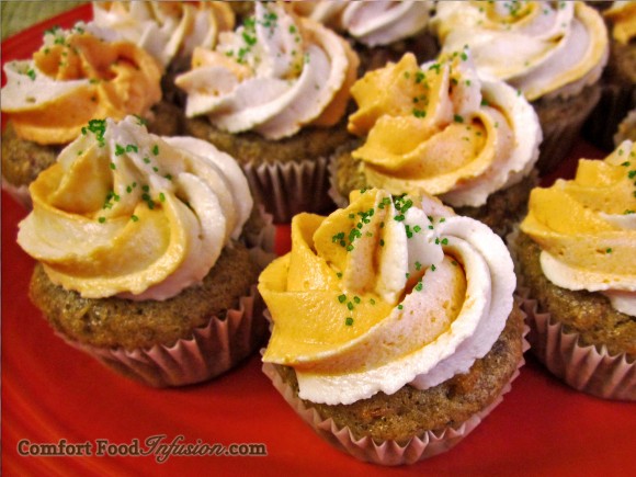 Carrot Cupcakes. Gluten free and vegan. Kid friendly version: no chunks of raisins, nuts or pineapple ;)