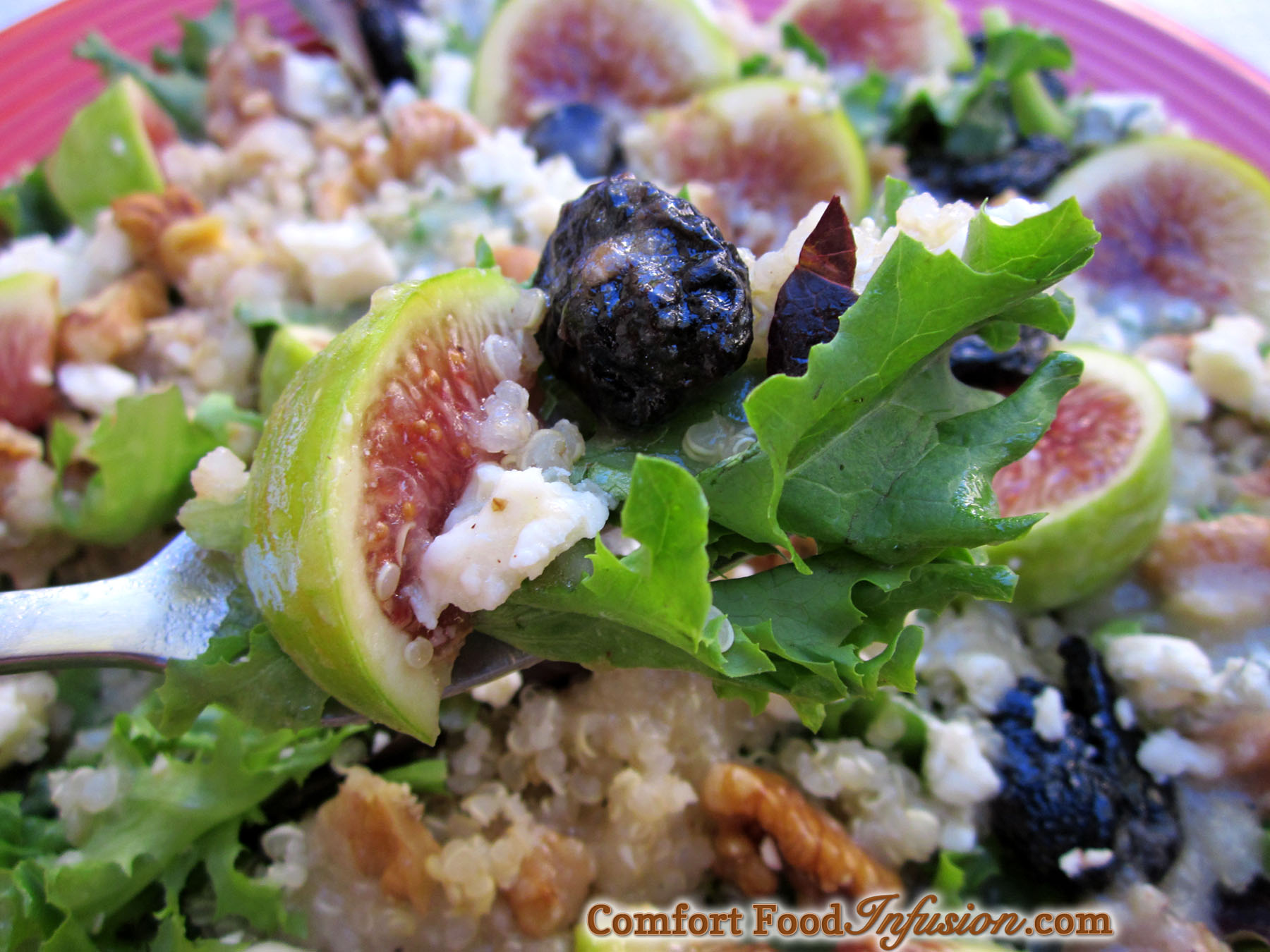 Quinoa Fig Salad with Apple Vinaigrette