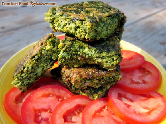 Fresh Herb Frittata (Sabzi Kookoo). Dill, cilantro and parsley cooked with potato and egg.